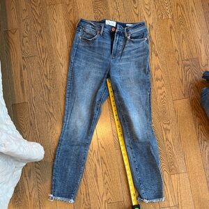 Dear John Cropped Blue Jeans 28 Olivia skinny